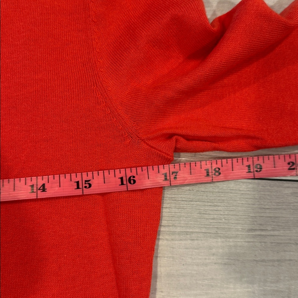 Banana Republic Sz XS Vibrant Coral Cardigan • NWT! - Picture 8 of 9